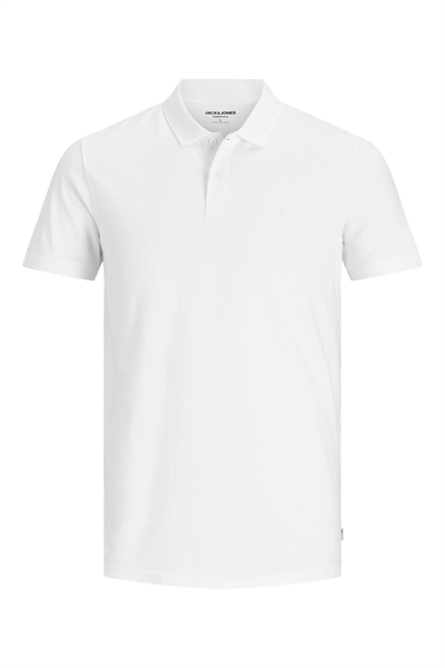 Jack&Jones 12136516 JJEBASIC POLO SS NOOS Erkek Polo Yaka T-Shirt Beyaz