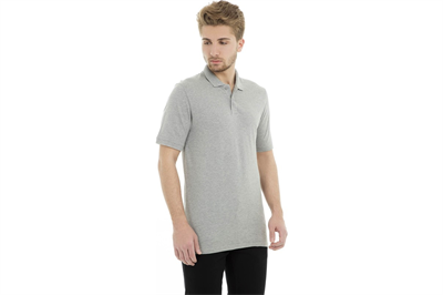 Jack&Jones 12136516 Light Grey Mela/SLIM Fit T-Shirt Gri