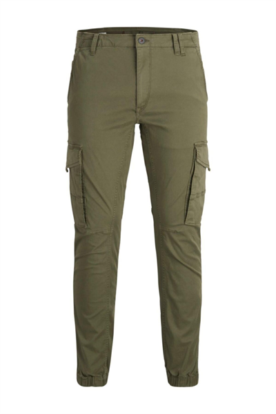 Jack&Jones 12141844 Paul Flake Erkek Kargo Pantolon Haki yeşil