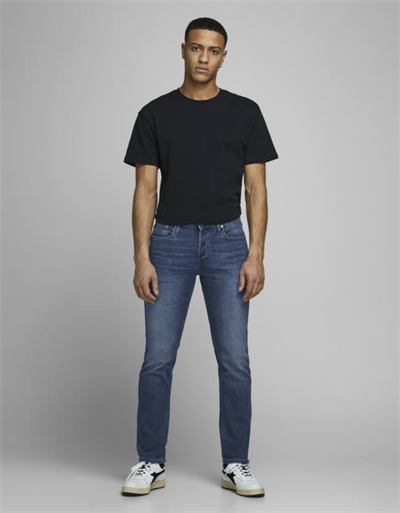 Jack&Jones 12152347 JJIGLENN JJORIGINAL AM 814 Erkek Kot Pantolon Mavi