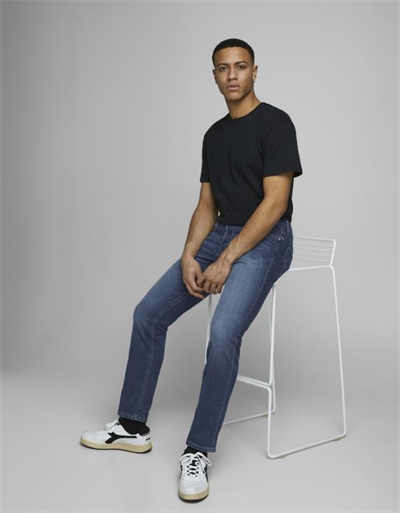 Jack&Jones 12152347 JJIGLENN JJORIGINAL AM 814 Erkek Kot Pantolon Mavi