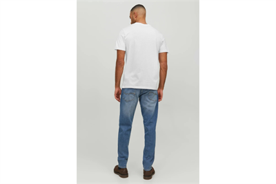 Jack&Jones 12156102 JJEORGANIC BASIC TEE SS V-NECK Erkek T-Shirt Beyaz