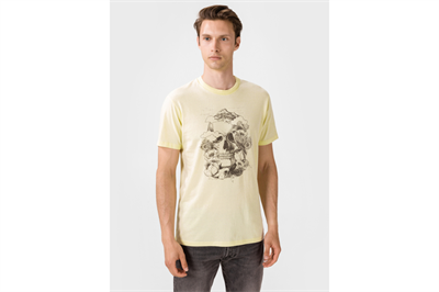 Jack&Jones 12170382 Pear Sorbet / REG Erkek T-Shirt Sarı