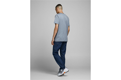 Jack&Jones 12171985 Ashley Blue/SLIM Erkek T-Shirt Mavi