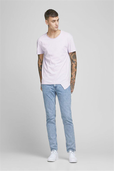 Jack&Jones 12172106 Orchid Petal/RELAXED Erkek T-Shirt mor