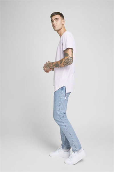 Jack&Jones 12172106 Orchid Petal/RELAXED Erkek T-Shirt mor