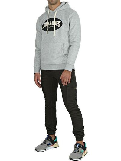 Jack&Jones 12178113 Paul Flake Olive Night Kargo Pantolon Füme
