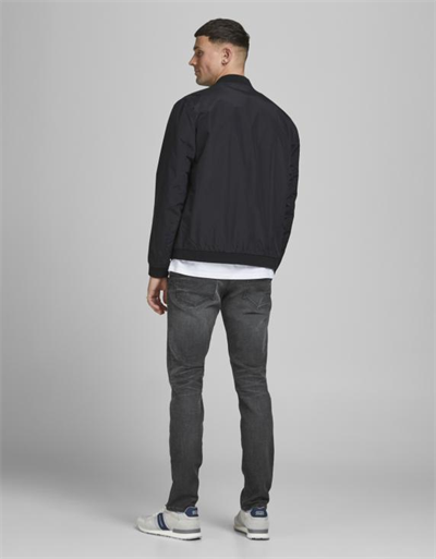 Jack&Jones 12181054 TIM Slim Straight 119 Erkek Grey Denim Gri