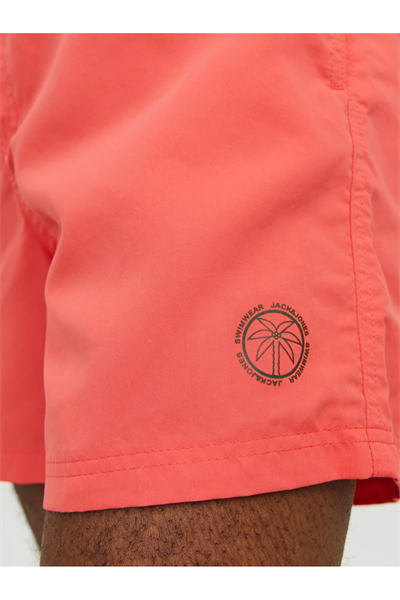 Jack&Jones 12225961 JPSTFIJI JJSWİM SOLİD LY SN Erkek Yüzme Şortu turuncu