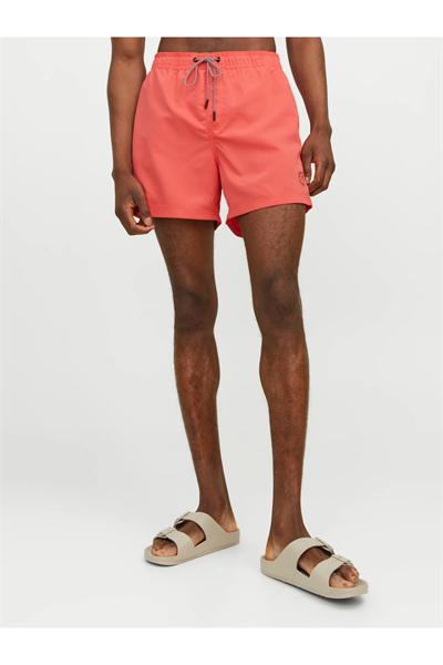 Jack&Jones 12225961 JPSTFIJI JJSWİM SOLİD LY SN Erkek Yüzme Şortu turuncu