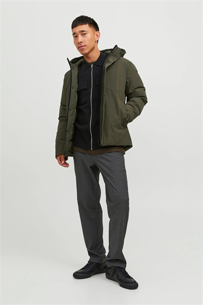 Jack&Jones 12238720 JPRBLAKEEN JACKET SN Erkek Kışlık Mont Haki yeşil