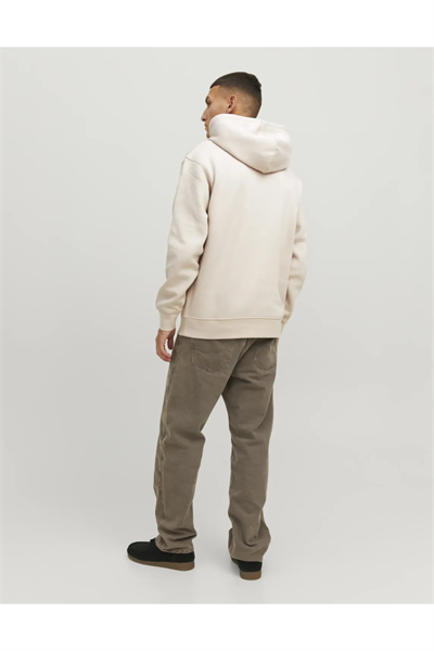 Jack&Jones 12241687 JORVESTERBRO Erkek Sweatshirt HOOD bej