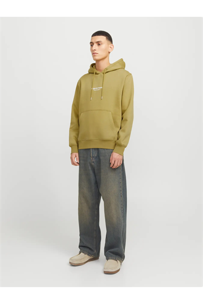 Jack&Jones 12241687 JORVESTERBRO SWEAT Erkek Sweatshirt Sarı