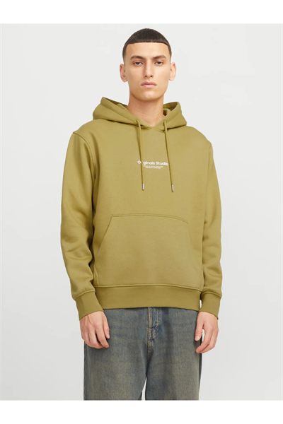 Jack&Jones 12241687 JORVESTERBRO SWEAT Erkek Sweatshirt Sarı