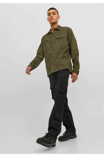 Jack&Jones 12245086 JPSTBILL JJVIRGO Erkek CARGO Pantolon Siyah