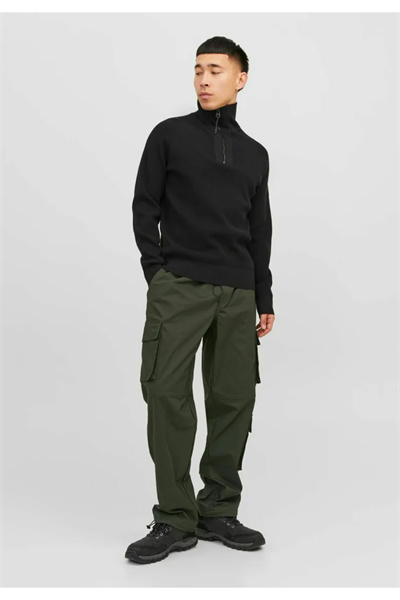 Jack&Jones 12245086 JPSTBILL JJVIRGO Erkek CARGO Pantolon Haki yeşil