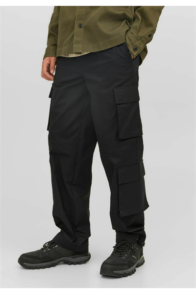 Jack&Jones 12245086 JPSTBILL JJVIRGO Erkek CARGO Pantolon Siyah