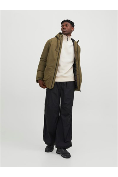 Jack&Jones 12245404 JCOBLACK Erkek Sweat bej