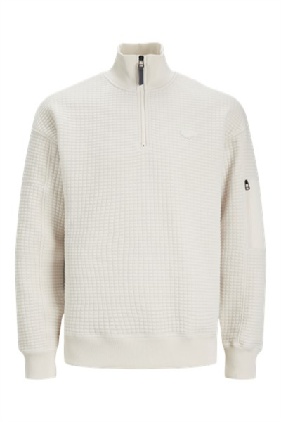 Jack&Jones 12245404 JCOBLACK Erkek Sweat bej