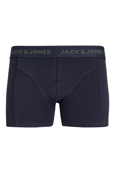 Jack&Jones 12267052 JACLOUI TRUNKS 3 PACK Erkek Boxer Haki Siyah