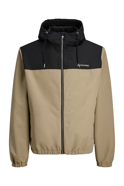 Jack&Jones 12268598 JJELEGACY LIGHT JACKET HOOD Erkek Spor Ceket Kahverengi