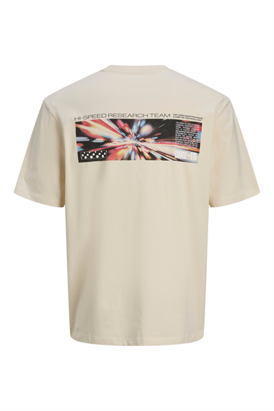 Jack&Jones 12269989 JCOFLASH TEE SS CREW Erkek T-Shirt bej