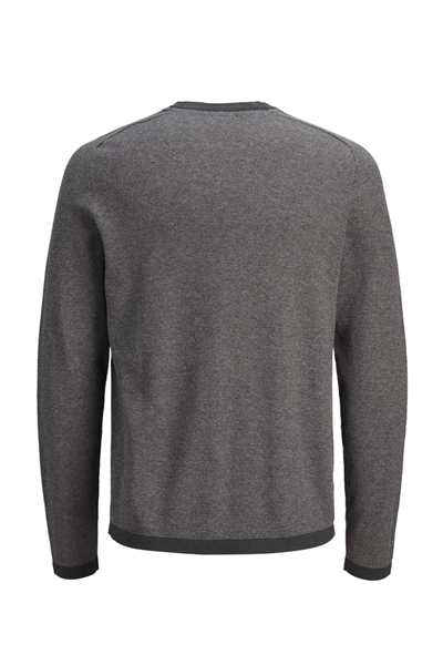 Jack&Jones Jcoash Knit Crew 12155742 Erkek Gri Kazak Gri