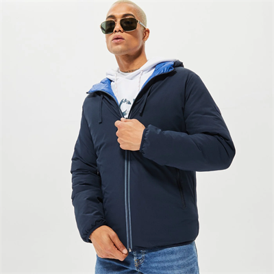 Jack&Jones JPRBlukane Reversible Jacket 12215488  Erkek Lacivert Çift Taraflı Mont Lacivert