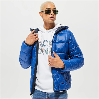 Jack&Jones JPRBlukane Reversible Jacket 12215488  Erkek Lacivert Çift Taraflı Mont Lacivert