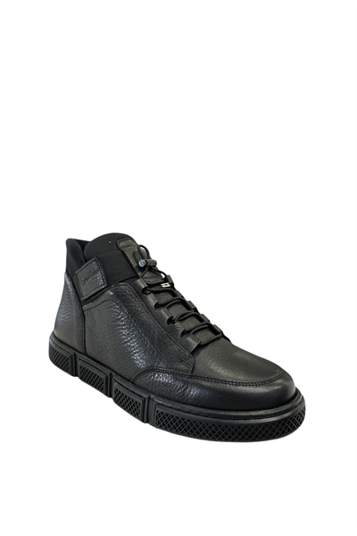 James Franco 19 05 80M 5170 Hakkiki Deri Klasik Bot Siyah