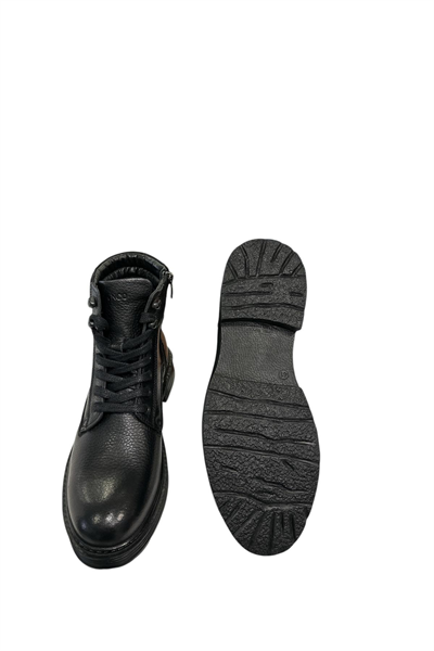 James Franco 2105188 M 510 Siyah Hakiki Deri Erkek Bot Siyah