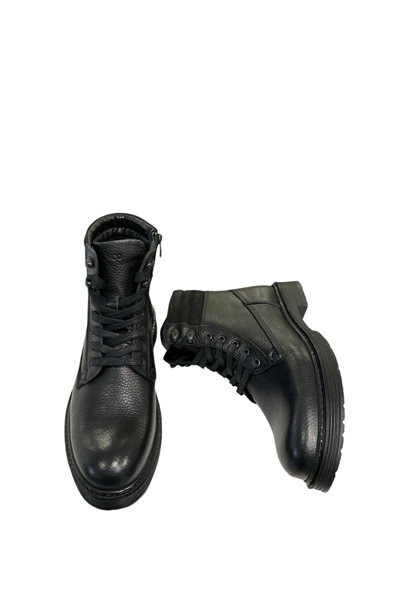 James Franco 2105188 M 510 Siyah Hakiki Deri Erkek Bot Siyah