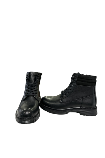 James Franco 2105188 M 510 Siyah Hakiki Deri Erkek Bot Siyah