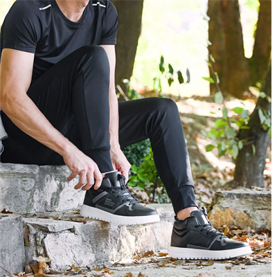 Jump 27430 - JA127430121CT Siyah-Beyaz  Erkek Sneaker Günlük Spor Ayakkabı Siyah Beyaz