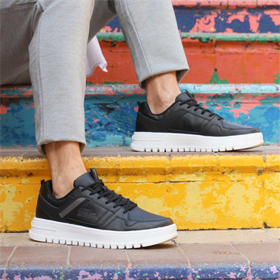 Jump 27431-C  Erkek Sneaker Günlük Spor Ayakkabı Siyah