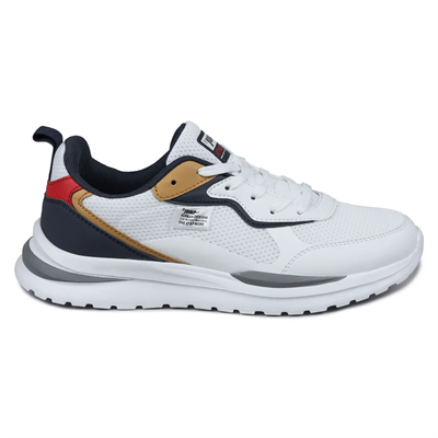 Jump 27985/E White NAVY Red Erkek Yürüyüş Ayakkabısı Beyaz Lacivert