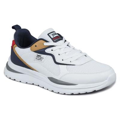 Jump 27985/E White NAVY Red Erkek Yürüyüş Ayakkabısı Beyaz Lacivert