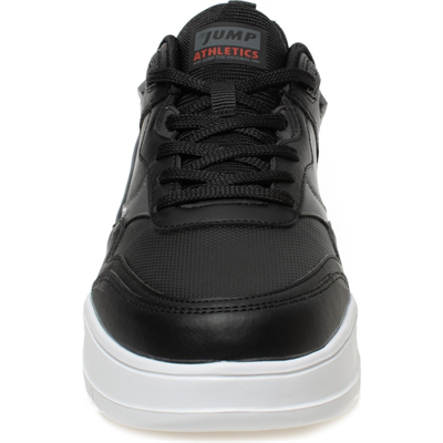 Jump 28019 C-Black/Red Erkek Sneaker Günlük Spor Ayakkabı Siyah Kırmızı