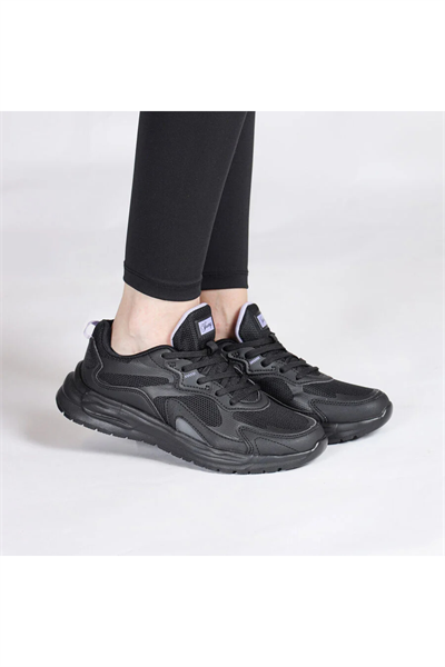 Jump 28099 C-BLACK/LILAC Kadın Yürüyüş Ayakkabısı Siyah Beyaz