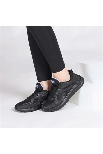 Jump 28099 C-BLACK/LILAC Kadın Yürüyüş Ayakkabısı Siyah Beyaz