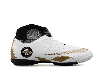 Jump 28366/A Beyaz Gold Erkek  Halı Saha Ayakkabısı Beyaz