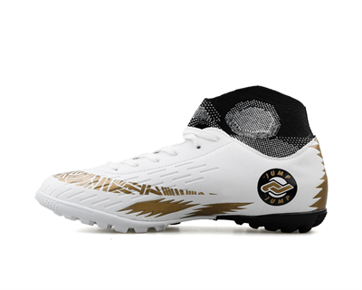 Jump 28366/A Beyaz Gold Erkek  Halı Saha Ayakkabısı Beyaz