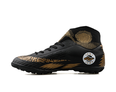 Jump 28366/D Siyah Gold Halı Saha Erkek  Halı Saha Ayakkabısı Siyah Sarı