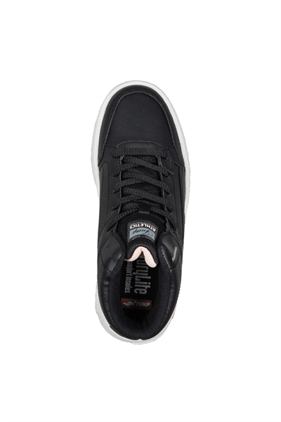 Jump 28756 ZENNE Siyah Yüksek Bilekli Kadın Sneaker Günlük Spor Ayakkabı Siyah
