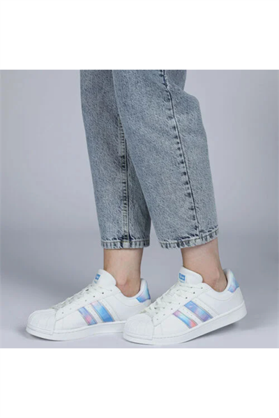 Jump 28787 Beyaz Kadın Sneaker Günlük Spor Ayakkabı Beyaz