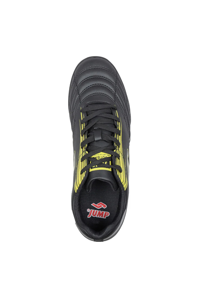 Jump 29117  Erkek Çim - Halı Saha Krampon Futbol Ayakkabısı Siyah Sarı