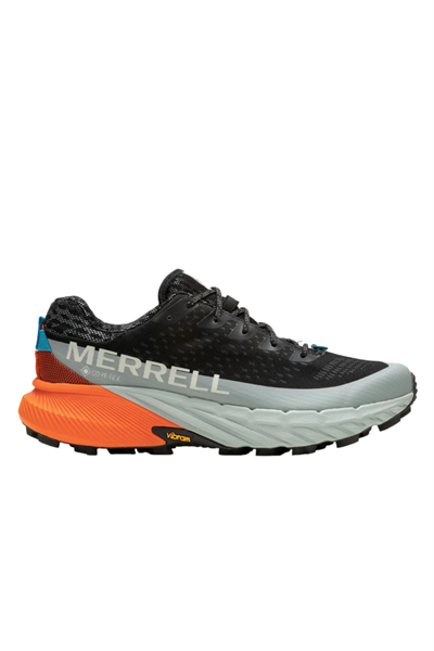 Merrel J068041 AGILITY PEAK 5 GTX Erkek Spor Ayakkabısı Siyah Turuncu
