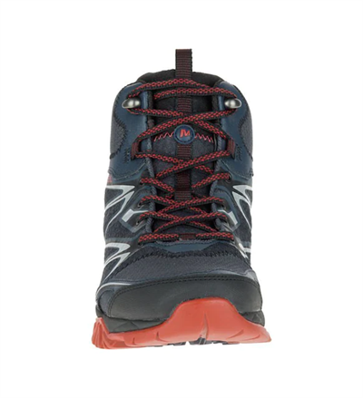 Merrel J35719 Capra Bolt Mid Gore-Tex Erkek Outdoor Bot Siyah Turuncu