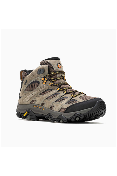 Merrell J035791 MOAB 3 MID GTX Erkek Outdoor Yürüyüş Botu haki turuncu