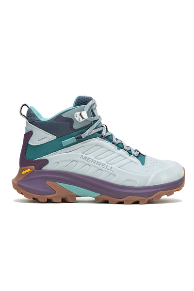 Merrell J038222 MOAB SPEED 2 LTR MID WP Kadın Outdoor Yürüyüş botu Gri Mor